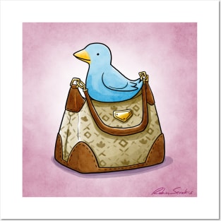 Fashion Bird - Purse Posters and Art